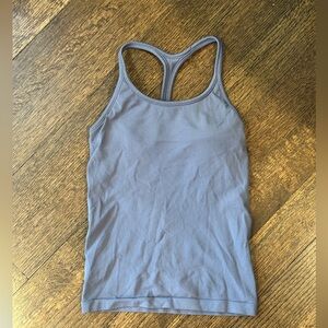 Athleta Blue/Grey Ribbed Tank Top. XS.